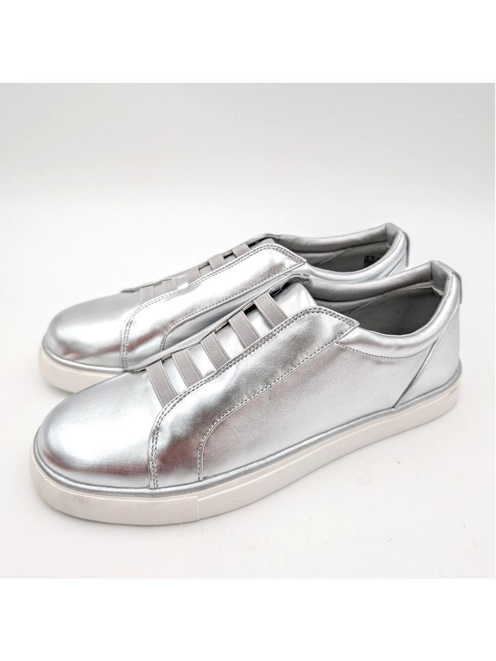 Reaction Kenneth Cole Bonnie Metallic Slip-On Sneaker Women’s Size US9.5 EU40.5